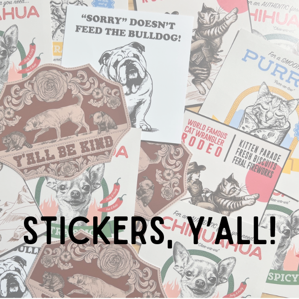 Pet Rodeo Stickers