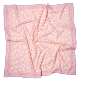 34-inch Pink Horse Bandana: Wild Rag