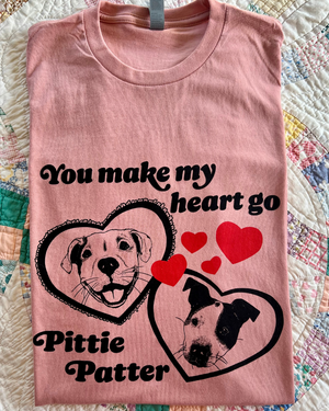 The Vintage Valentine Pittie Tee