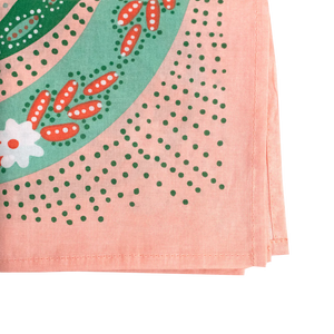 22-inch Pink Green Snakes Bandana