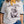 close up image of woman wearing Pet Rodeo's Sorry Doesn't Feed the Bulldog Vintage Ringer T-shirt