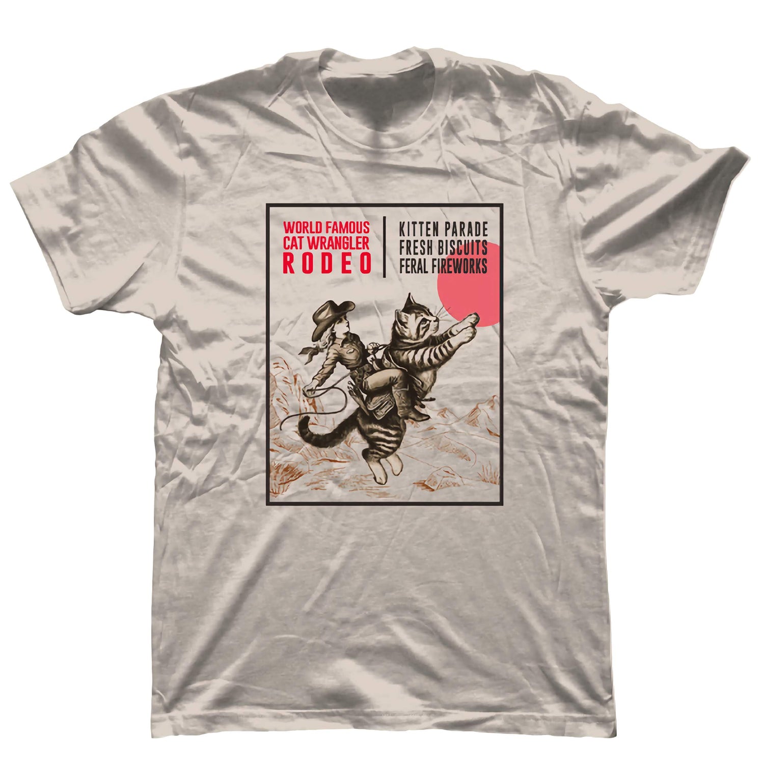 Cat Wrangler Rodeo Unisex Tee