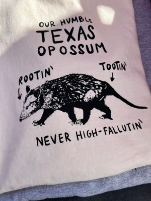 Handmade: Texas Opossum Women's Boxy Tee