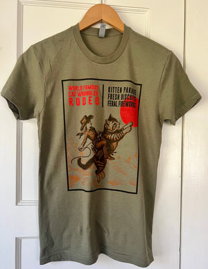 The "Cat Wrangler Rodeo" Unisex Tee
