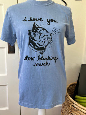 The "Slow Blinking Much" Unisex Tee