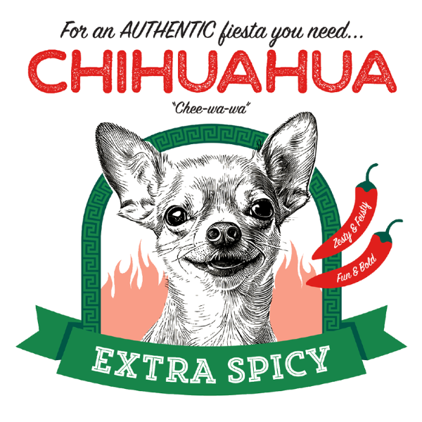 Original Artwork for Spicy Chihuahua Tank
