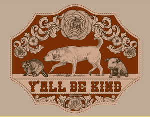 Artwork for Y'all Be Kind Tote Bag
